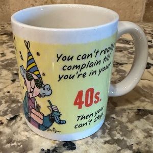 Hallmark Maxine 40th Birthday coffee tea mug cup